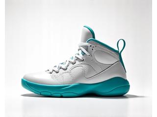 Limited Edition White & Teal Hoops