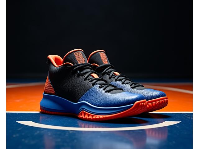 Stride Apex Basketball Shoe in bold red and black