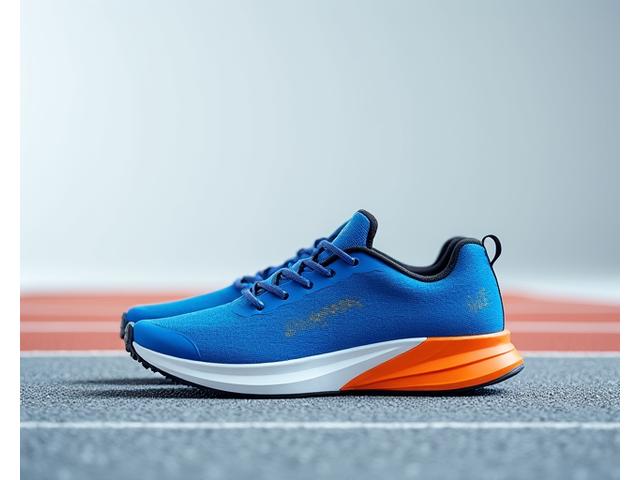Velocity Peak Performance Running Shoe in primary blue