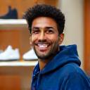 Portrait of Alex 'The Kicks' Rodriguez, sneaker expert and author